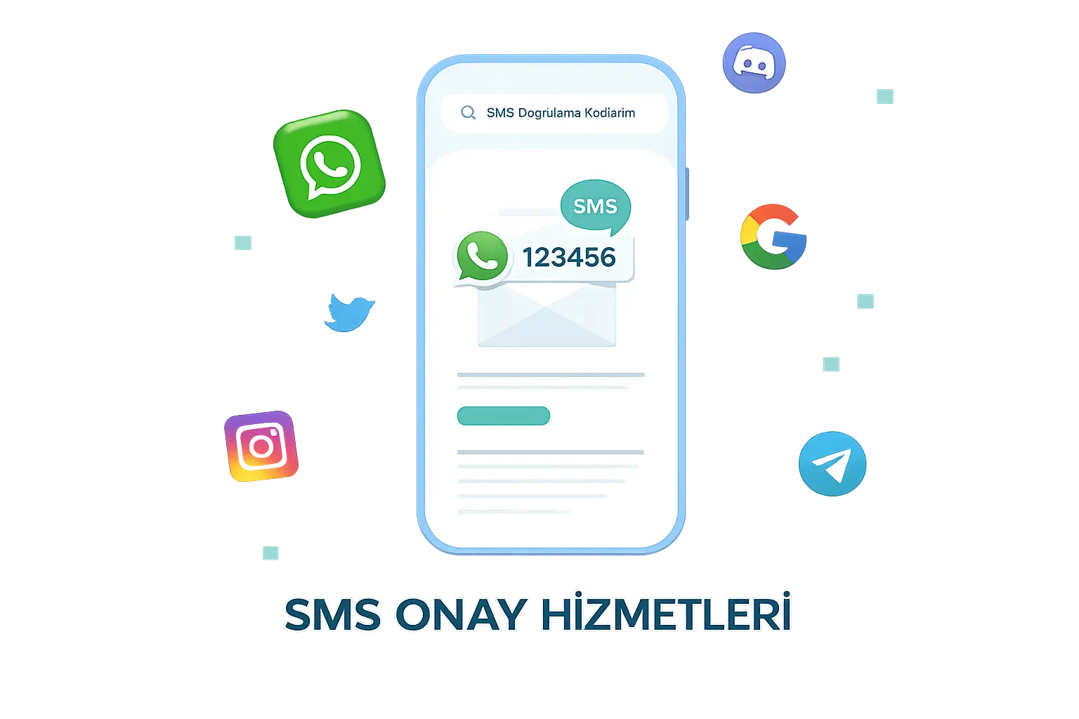 SMS doğrulama paneli görüntüsü